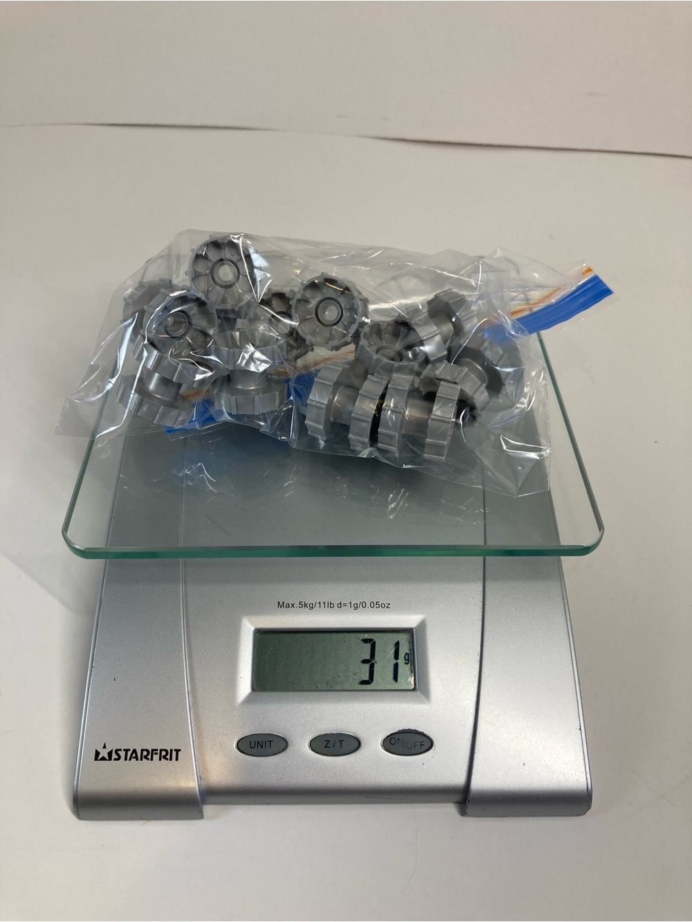 LEGO Bulk Technic Tread Hub Sprocket Wheel Silver Lot of 12 Parts 32007